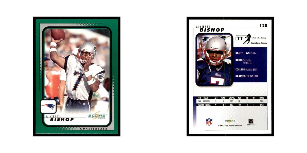Michael Bishop 2001 Score #120 Football Cards Football Card NM