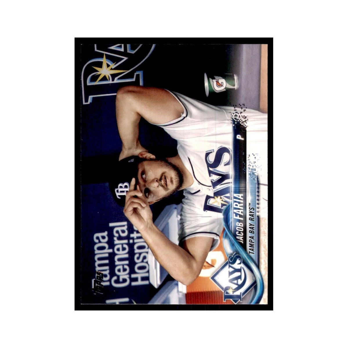 Jacob Faria 2018 Topps #426 Tampa Bay Rays Baseball Card NM