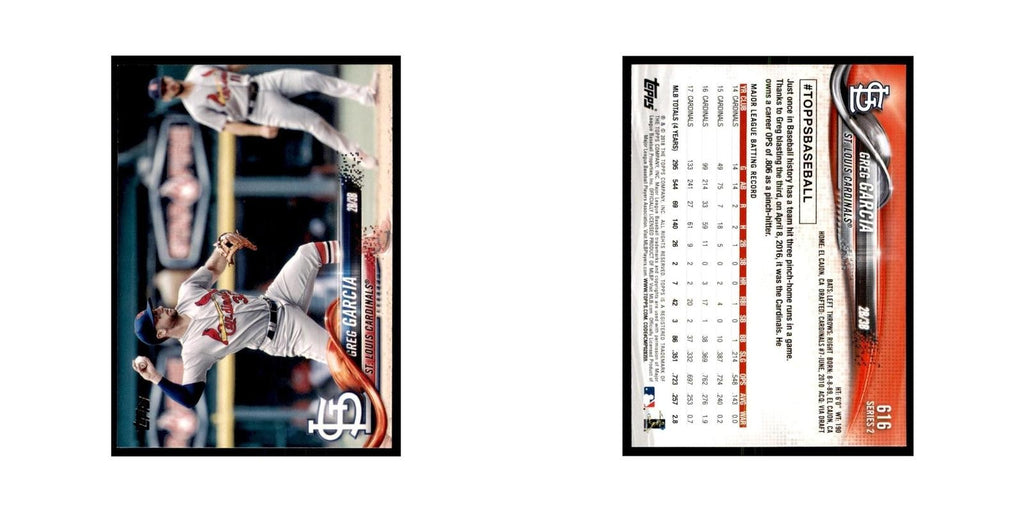 Greg Garcia 2018 Topps #616 St. Louis Cardinals Baseball Card NM