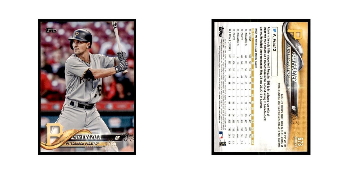 Adam Frazier 2018 Topps #673 Pittsburgh Pirates Baseball Card NM