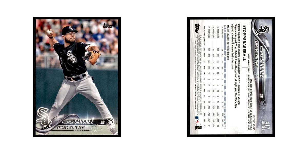 Yolmer Sanchez 2018 Topps #417 Chicago White Sox Baseball Card NM