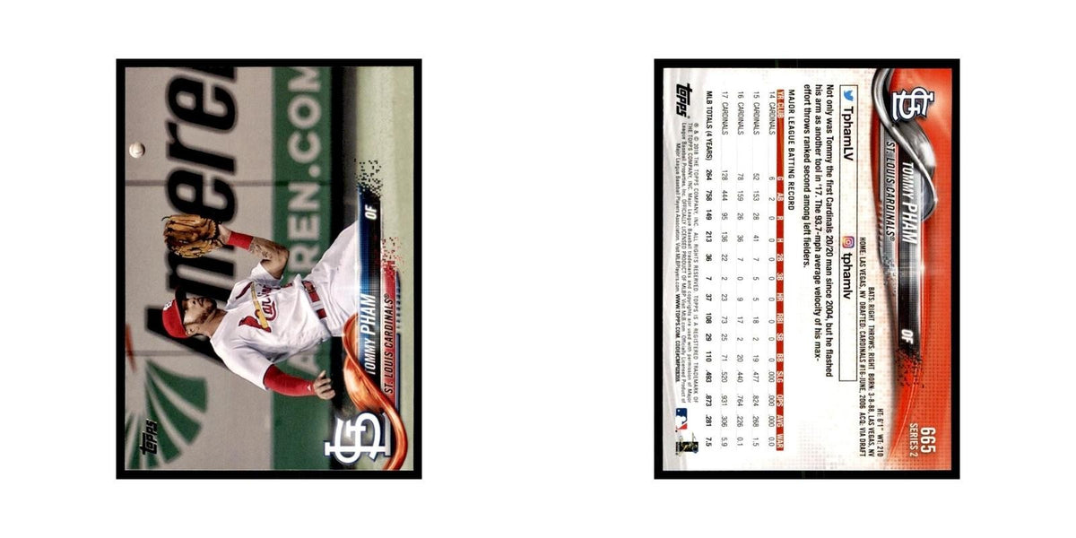 Tommy Pham 2018 Topps #665 St. Louis Cardinals Baseball Card NM