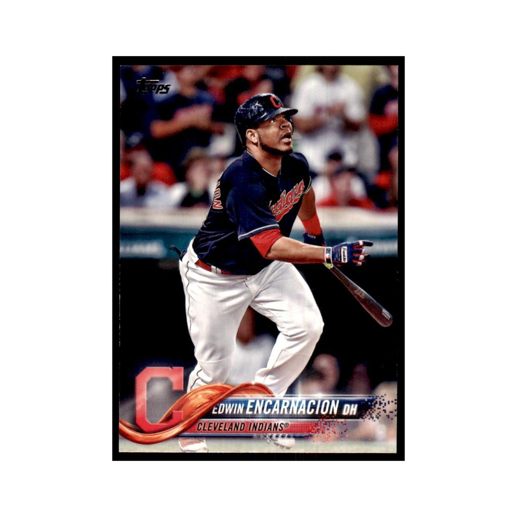 Edwin Encarnacion 2018 Topps #632 Cleveland Indians Baseball Card NM