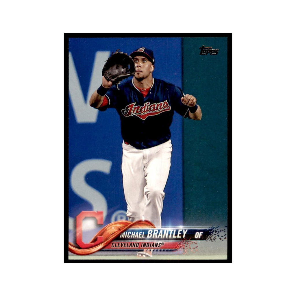 Michael Brantley 2018 Topps #401 Cleveland Indians Baseball Card NM