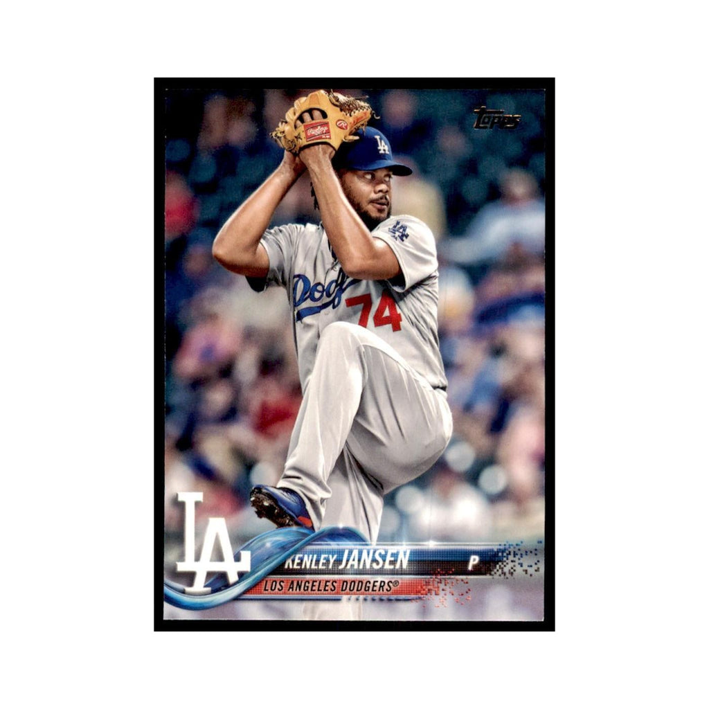 Kenley Jansen 2018 Topps #696 Los Angeles Dodgers Baseball Card NM