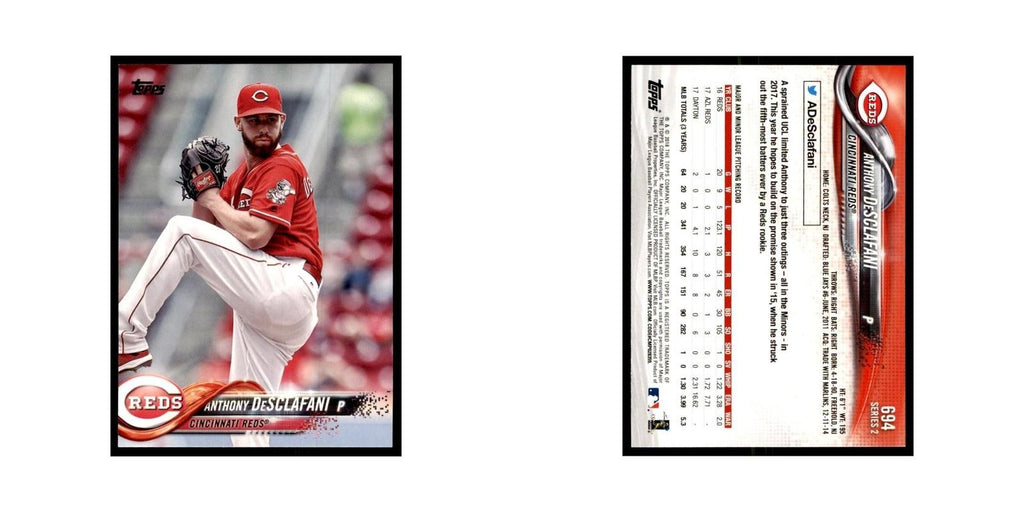 Anthony DeSclafani 2018 Topps #694 Cincinnati Reds Baseball Card NM