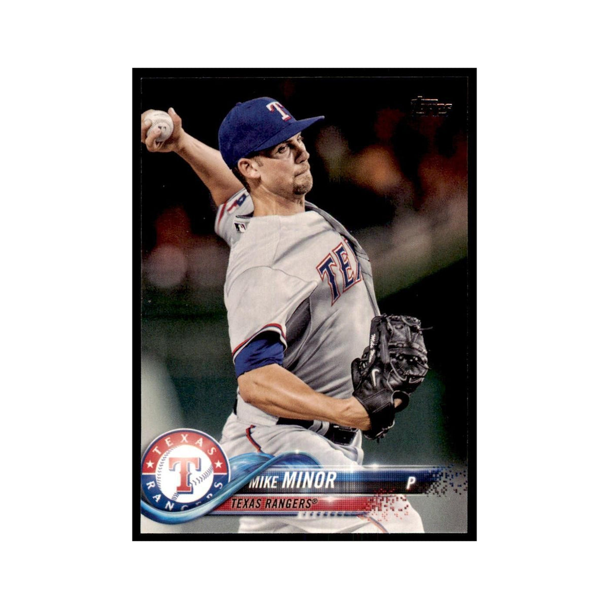 Mike Minor 2018 Topps #412 Texas Rangers Baseball Card NM