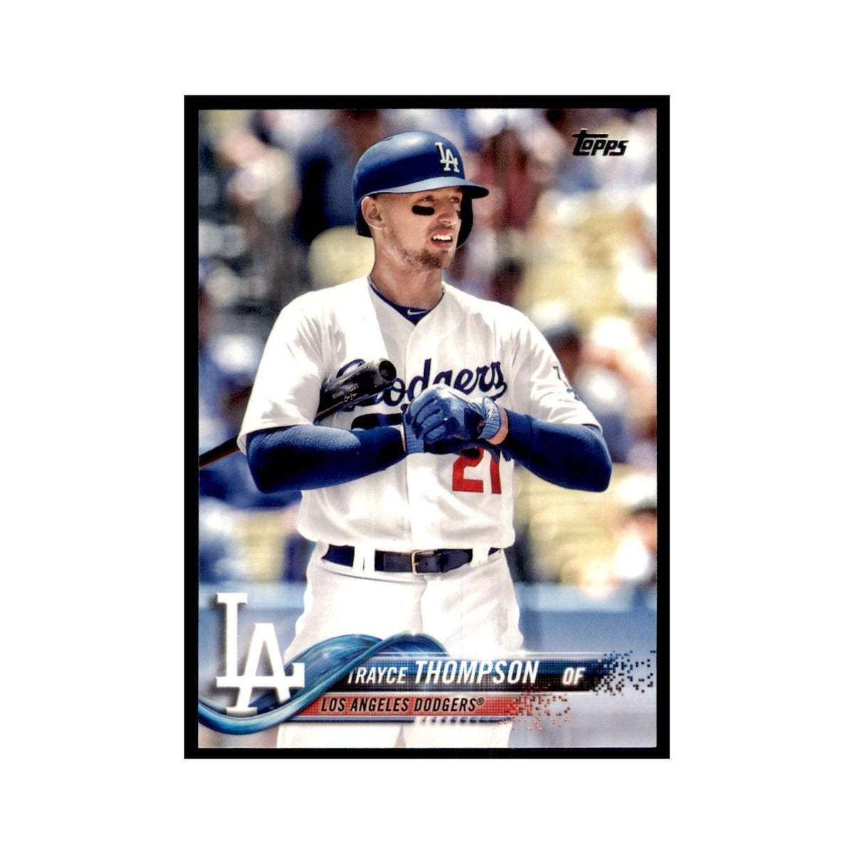 Trayce Thompson 2018 Topps #654 Los Angeles Dodgers Baseball Card NM