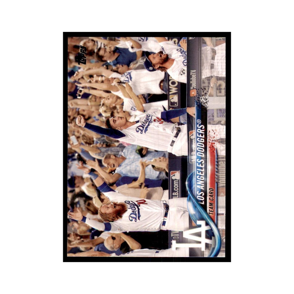 Los Angeles Dodgers 2018 Topps #625 Los Angeles Dodgers Baseball Card NM