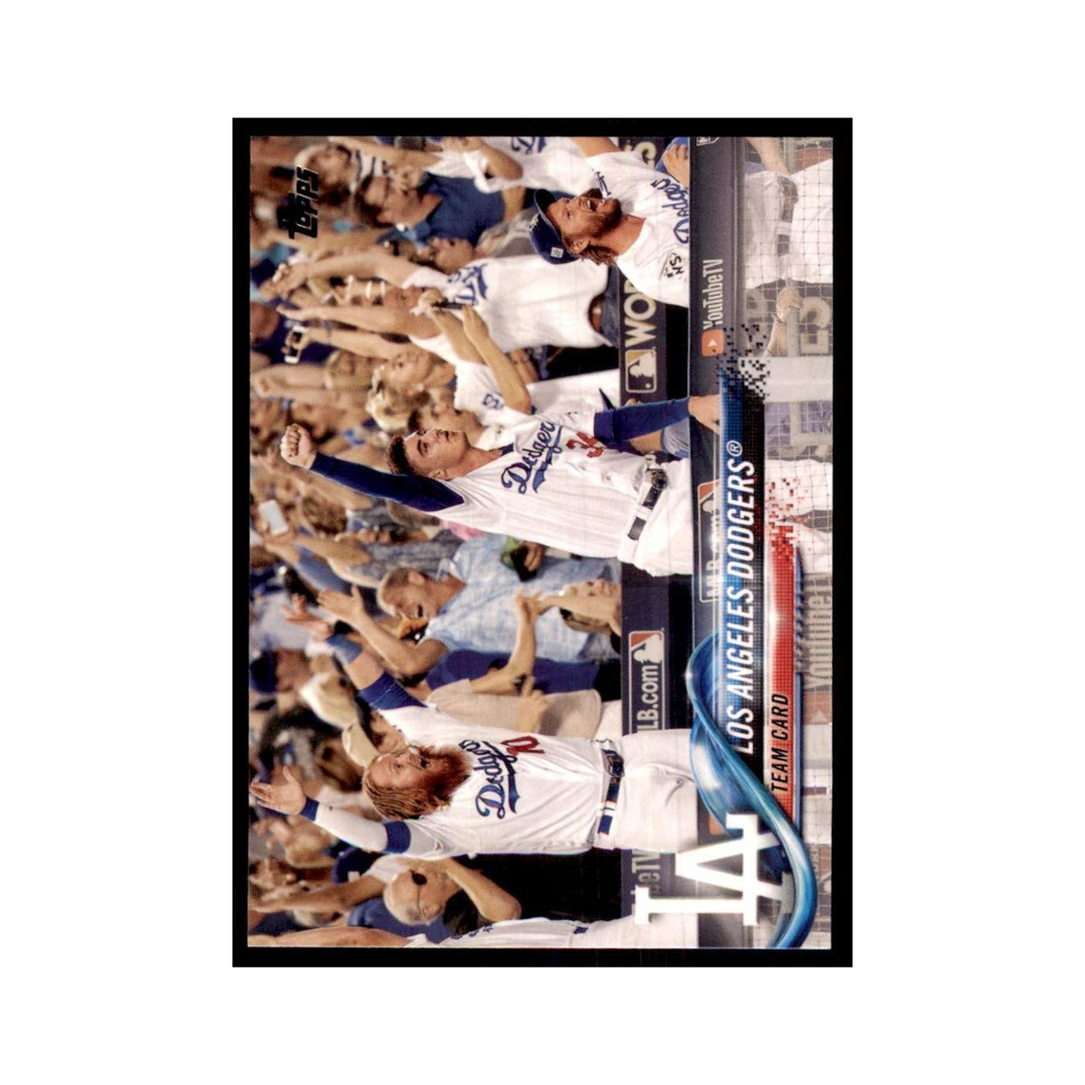 Los Angeles Dodgers 2018 Topps #625 Los Angeles Dodgers Baseball Card NM