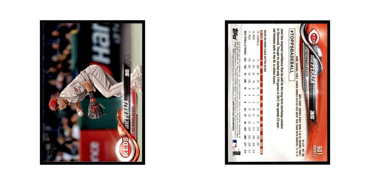 Jose Peraza 2018 Topps #601 Cincinnati Reds Baseball Card NM