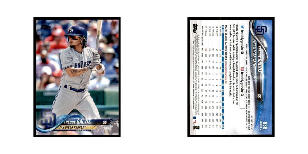 Freddy Galvis 2018 Topps #636 San Diego Padres Baseball Card NM
