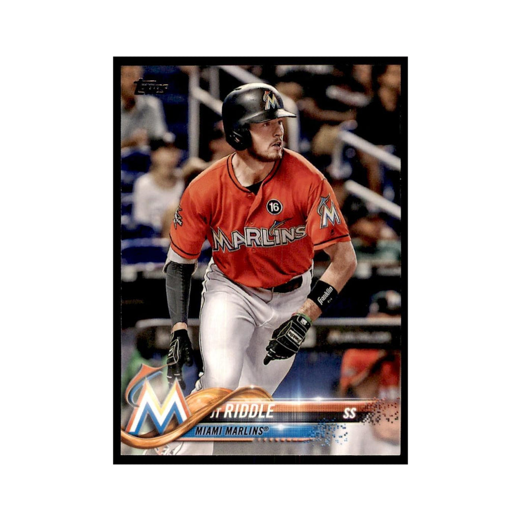 J.T. Riddle 2018 Topps #651 Miami Marlins Baseball Card NM