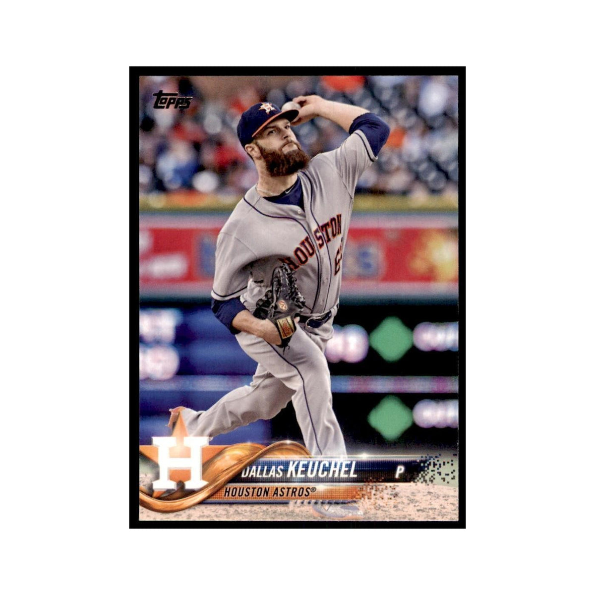Dallas Keuchel 2018 Topps #397 Houston Astros Baseball Card NM