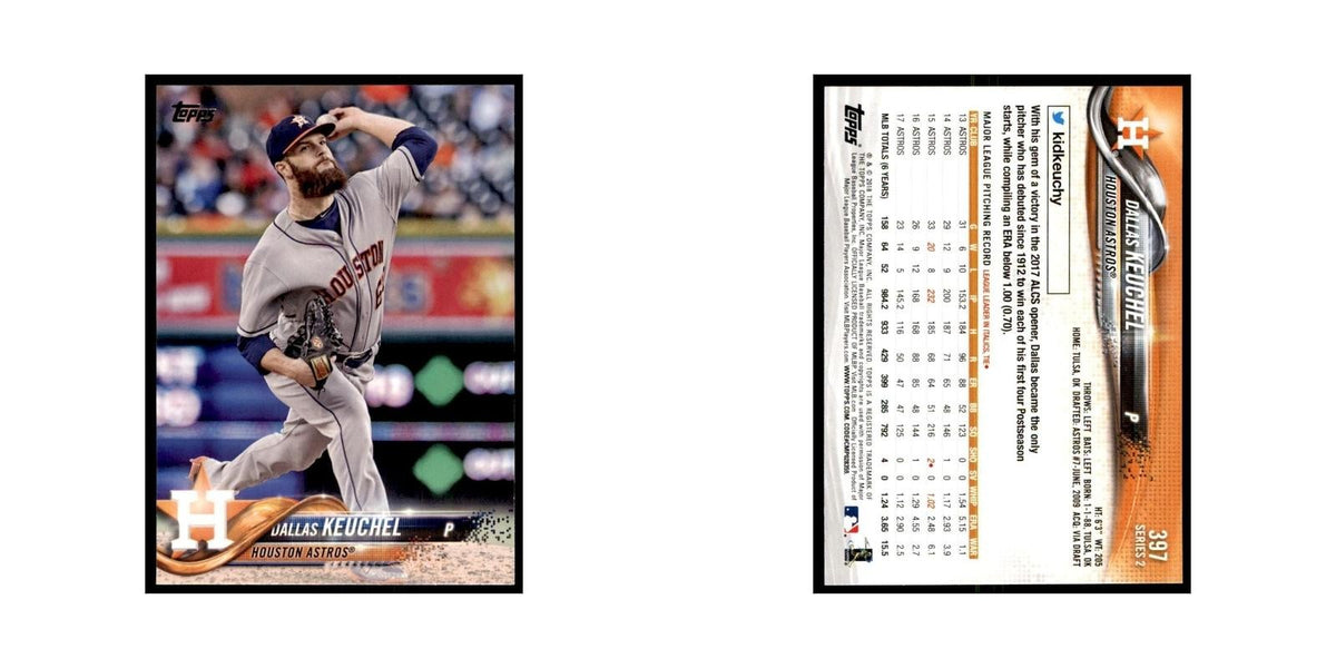 Dallas Keuchel 2018 Topps #397 Houston Astros Baseball Card NM