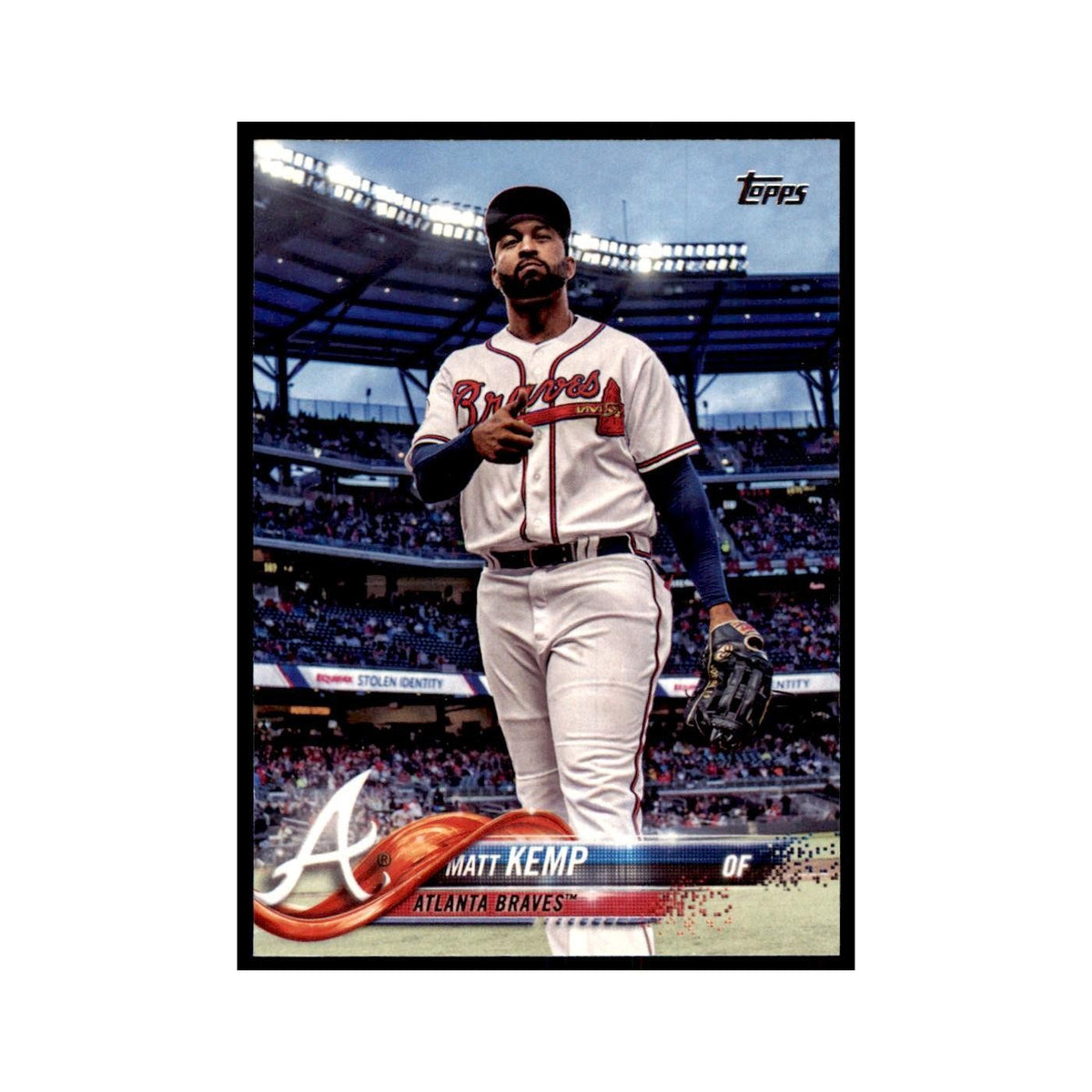 Matt Kemp 2018 Topps #183 Atlanta Braves Baseball Card NM