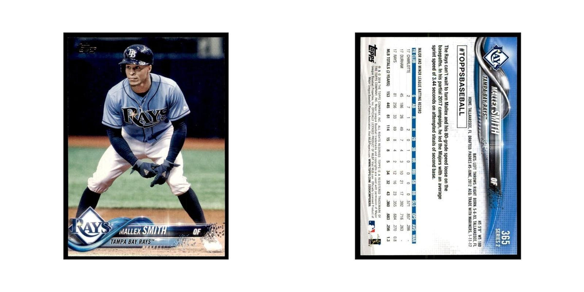Mallex Smith 2018 Topps #365 Tampa Bay Rays Baseball Card NM