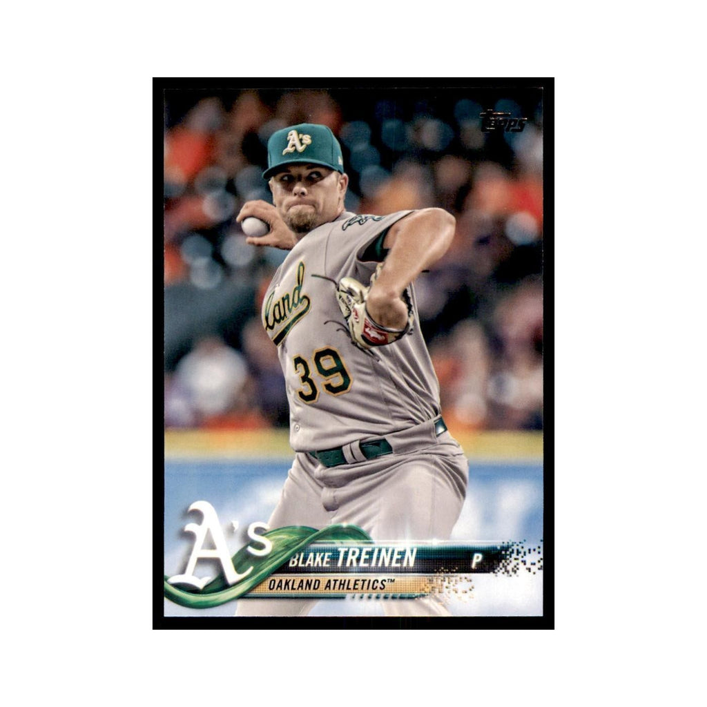 Blake Treinen 2018 Topps #687 Oakland Athletics Baseball Card NM