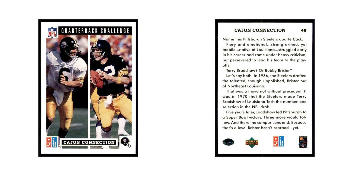 Cajun Connection 1991 Upper Deck Domino's #48 Football Cards Football Card NM