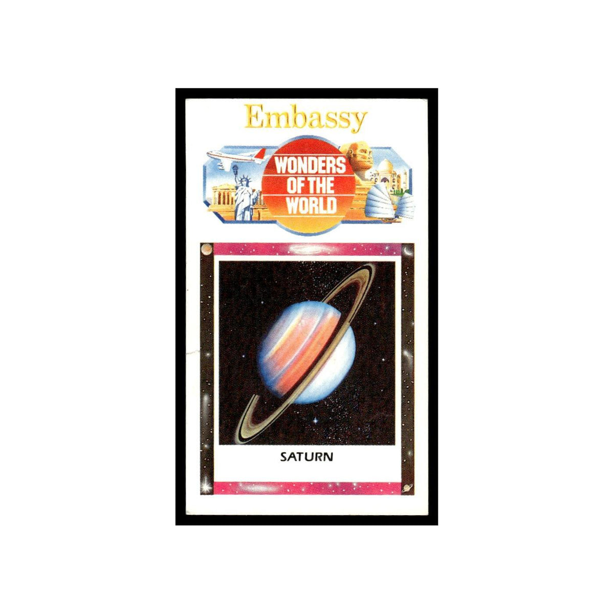 Saturn 1986 Embassy Wonders of the World Large Poor