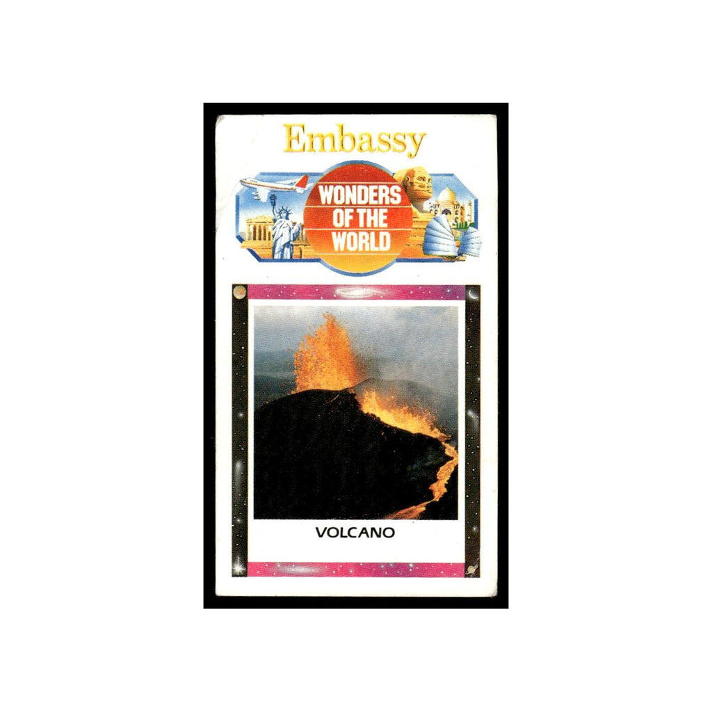 Volcano 1986 Embassy Wonders of the World Large Poor