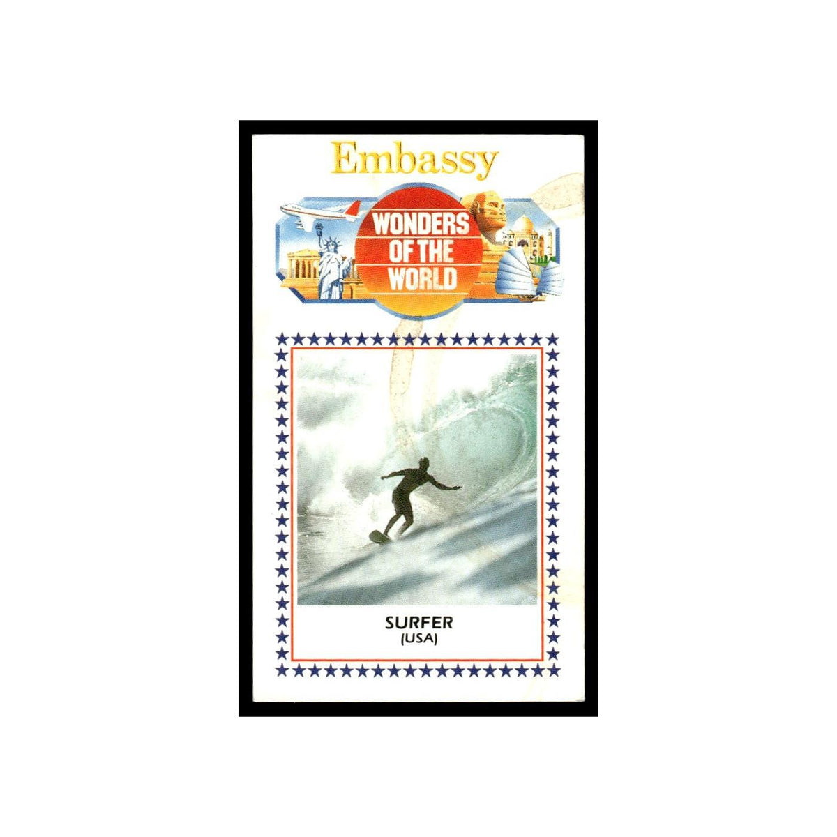 Surfer 1986 Embassy Wonders of the World Large Poor