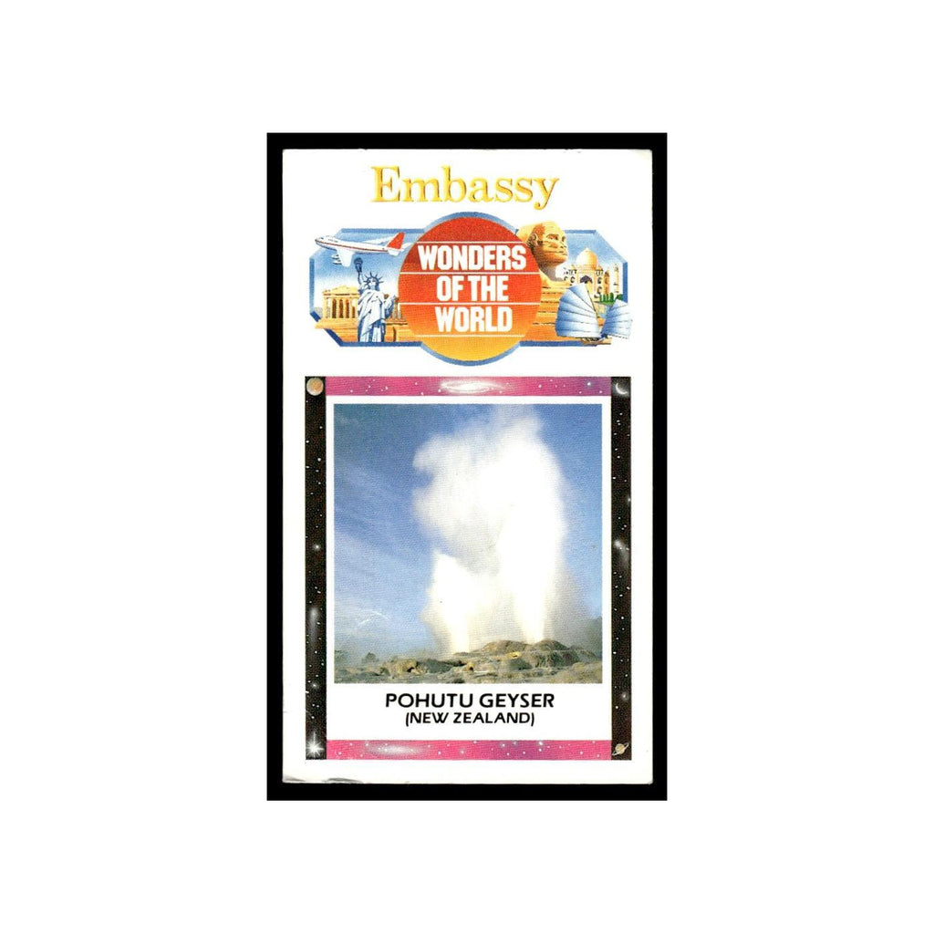 Pohutu Geyser 1986 Embassy Wonders of the World Large Poor