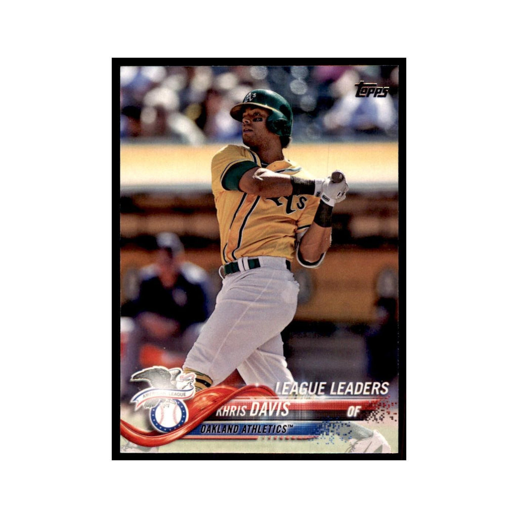 Khris Davis 2018 Topps #218 Oakland Athletics Baseball Card NM