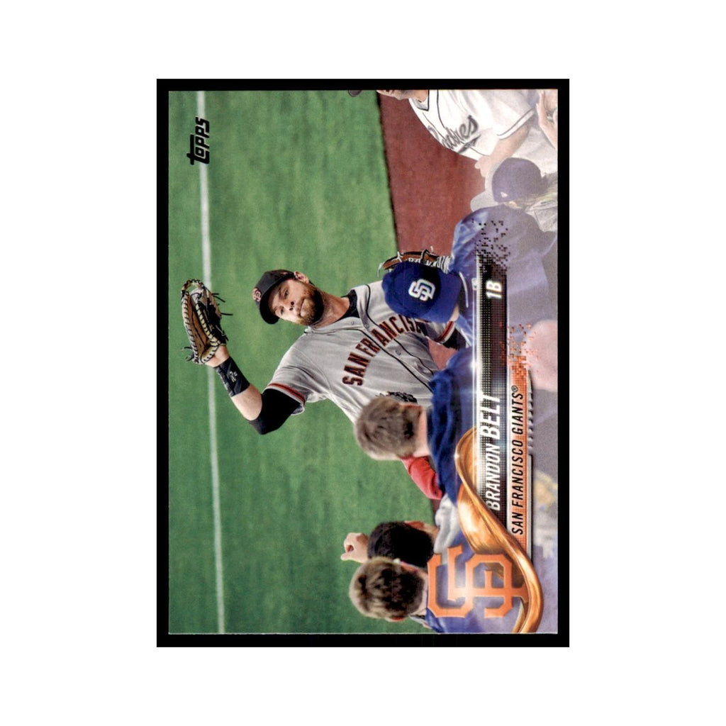 Brandon Belt 2018 Topps #210 San Francisco Giants Baseball Card NM