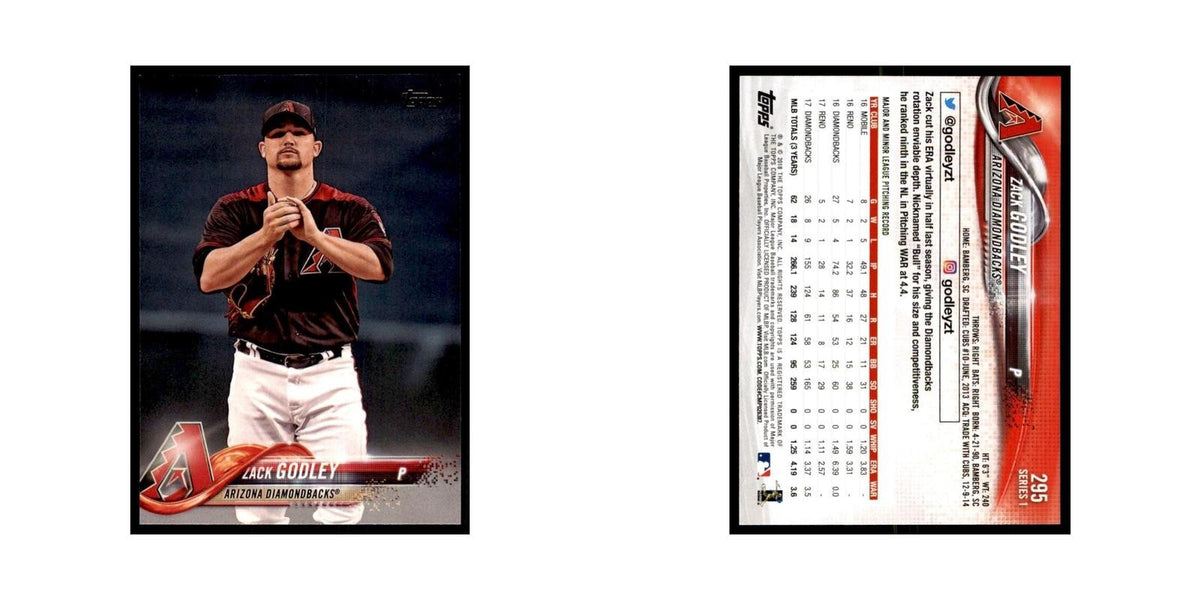 Zack Godley 2018 Topps #295 Arizona Diamondbacks Baseball Card NM