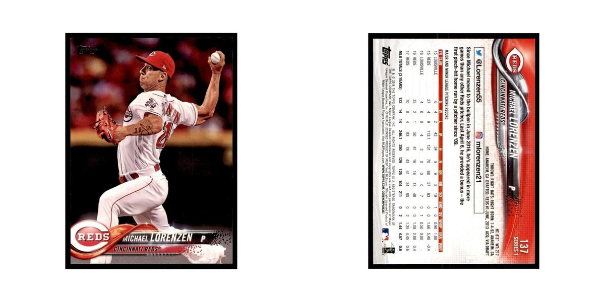 Michael Lorenzen 2018 Topps #137 Cincinnati Reds Baseball Card NM