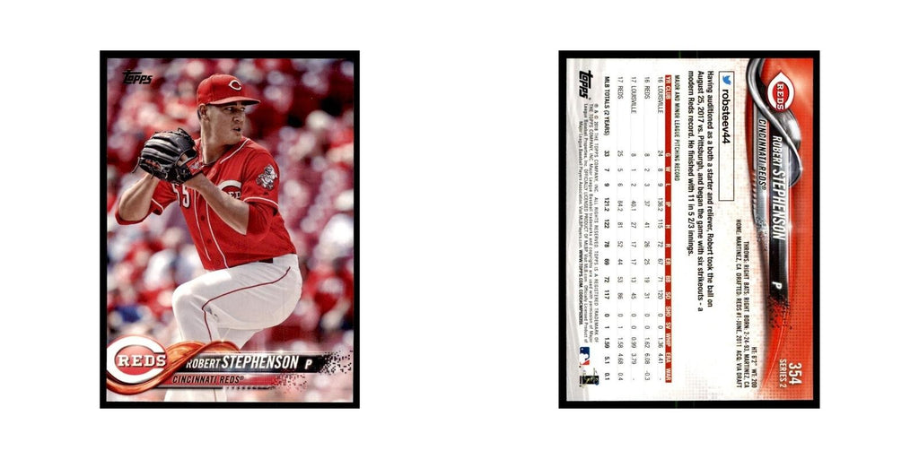Robert Stephenson 2018 Topps #354 Cincinnati Reds Baseball Card NM