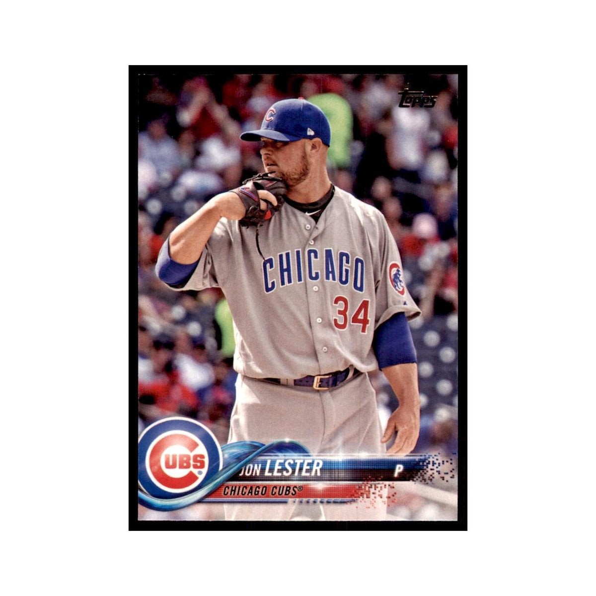 Jon Lester 2018 Topps #266 Chicago Cubs Baseball Card NM