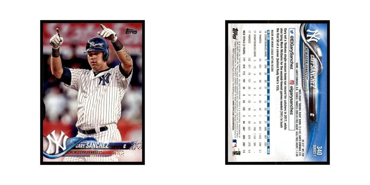 Gary Sanchez 2018 Topps #340 New York Yankees Baseball Card NM