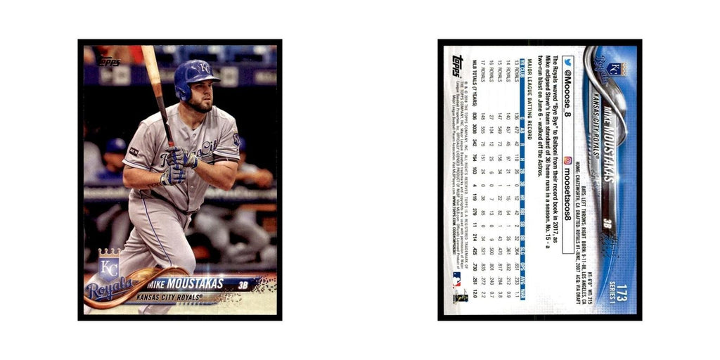Mike Moustakas 2018 Topps #173 Kansas City Royals Baseball Card NM