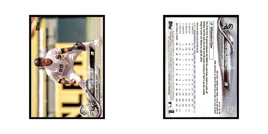 Tyler Saladino 2018 Topps #258 Chicago White Sox Baseball Card NM
