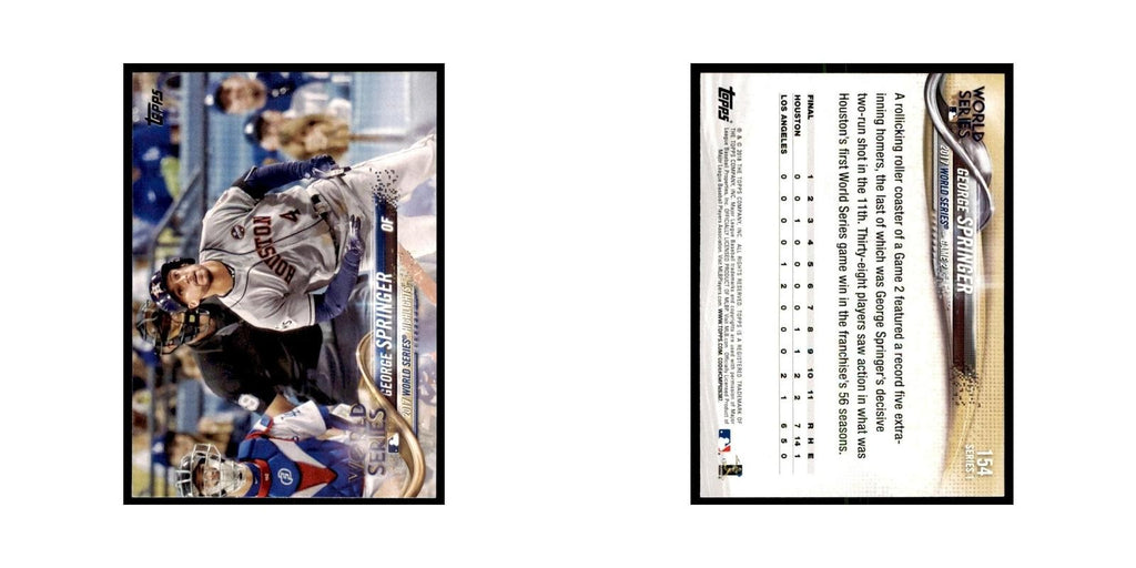 George Springer 2018 Topps #154 Houston Astros Baseball Card NM