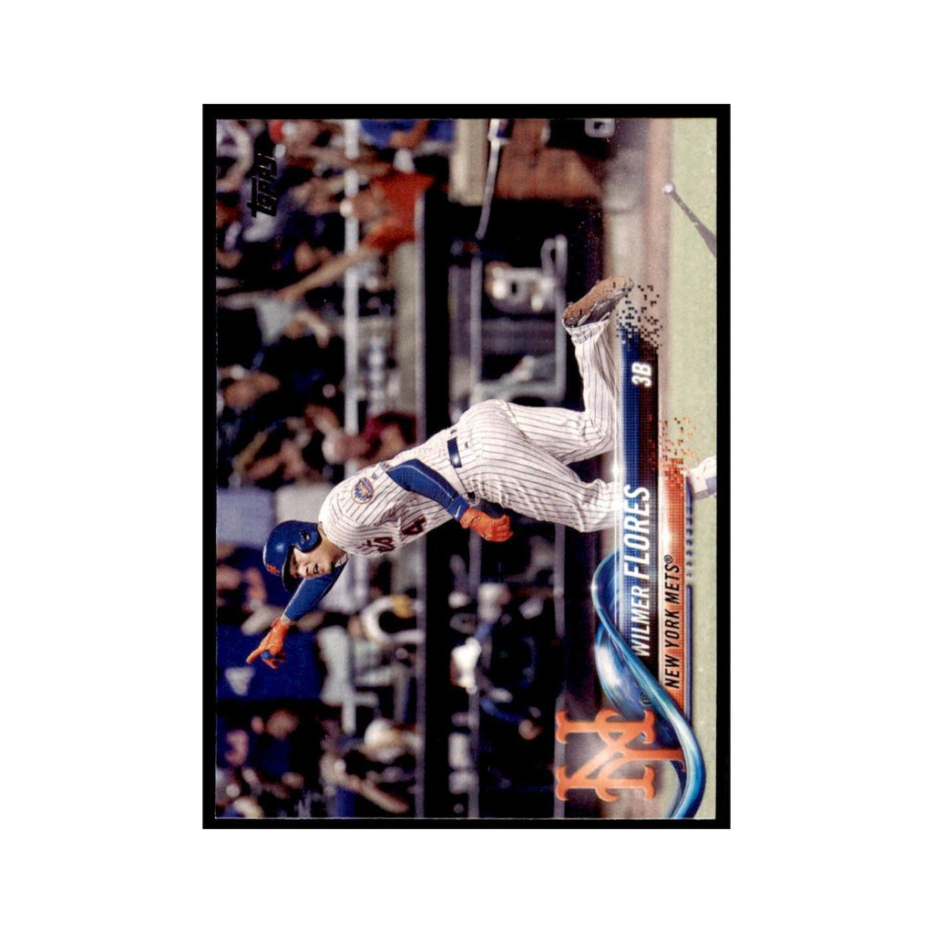 Wilmer Flores 2018 Topps #344 New York Mets Baseball Card NM