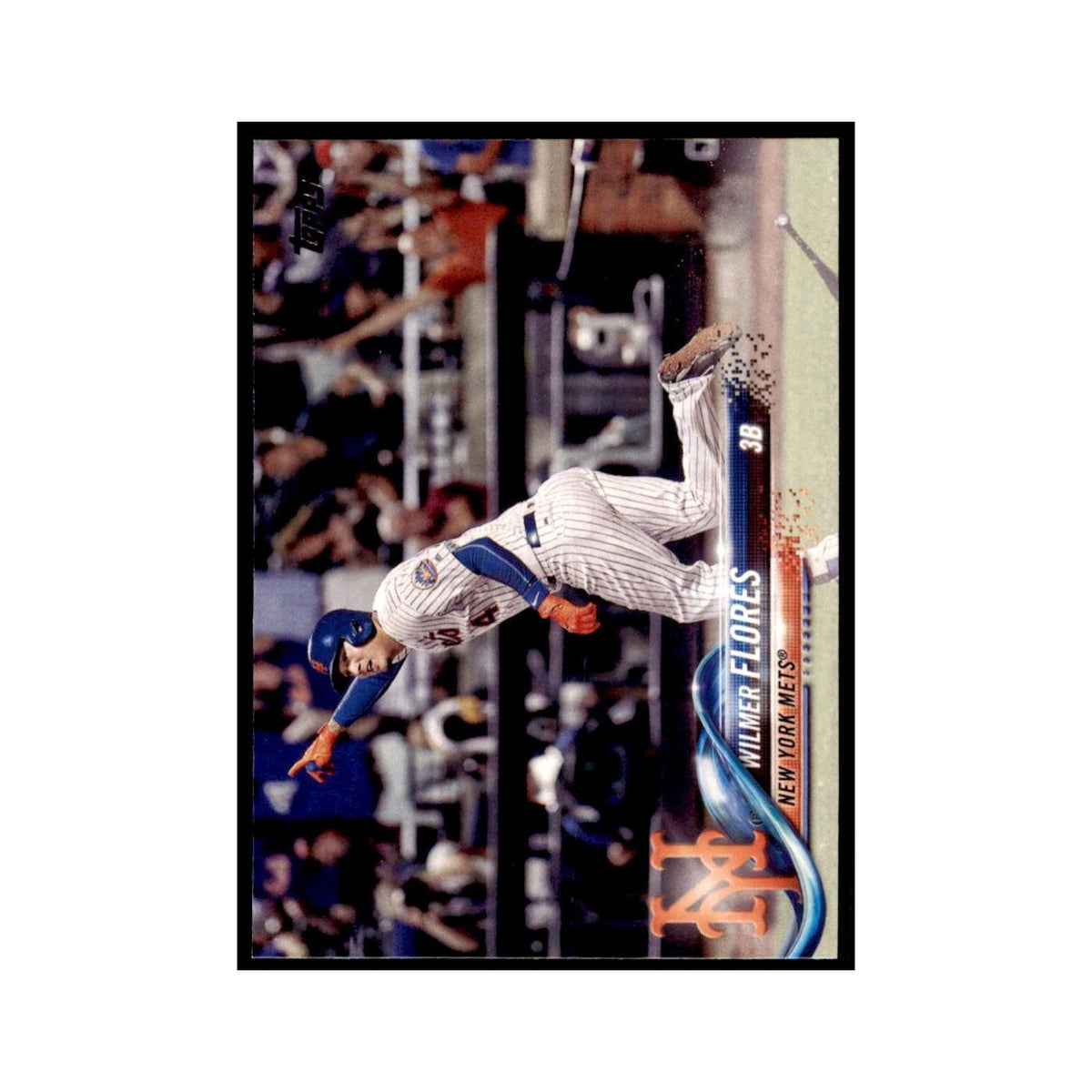 Wilmer Flores 2018 Topps #344 New York Mets Baseball Card NM