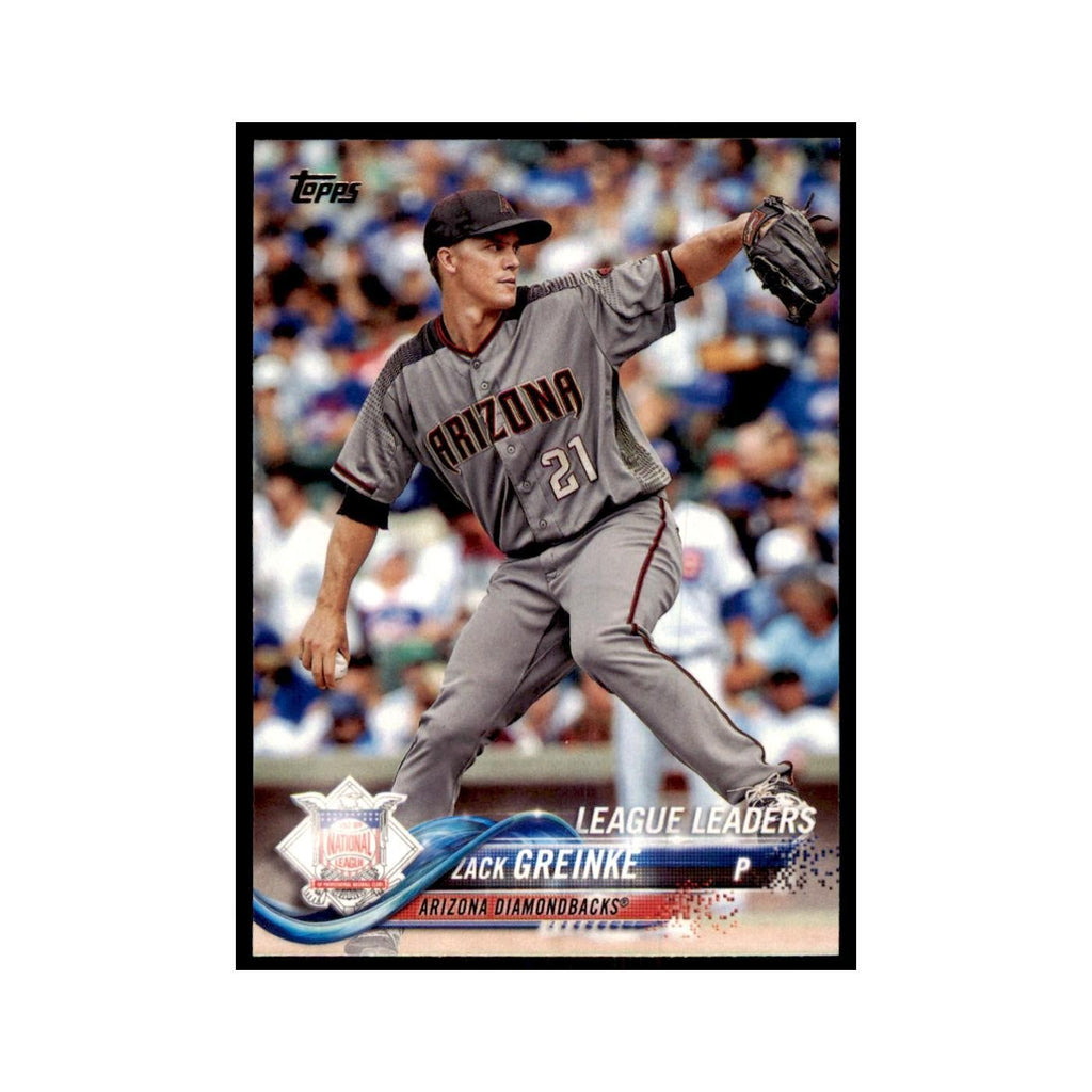 Zack Greinke 2018 Topps #146 Arizona Diamondbacks Baseball Card NM