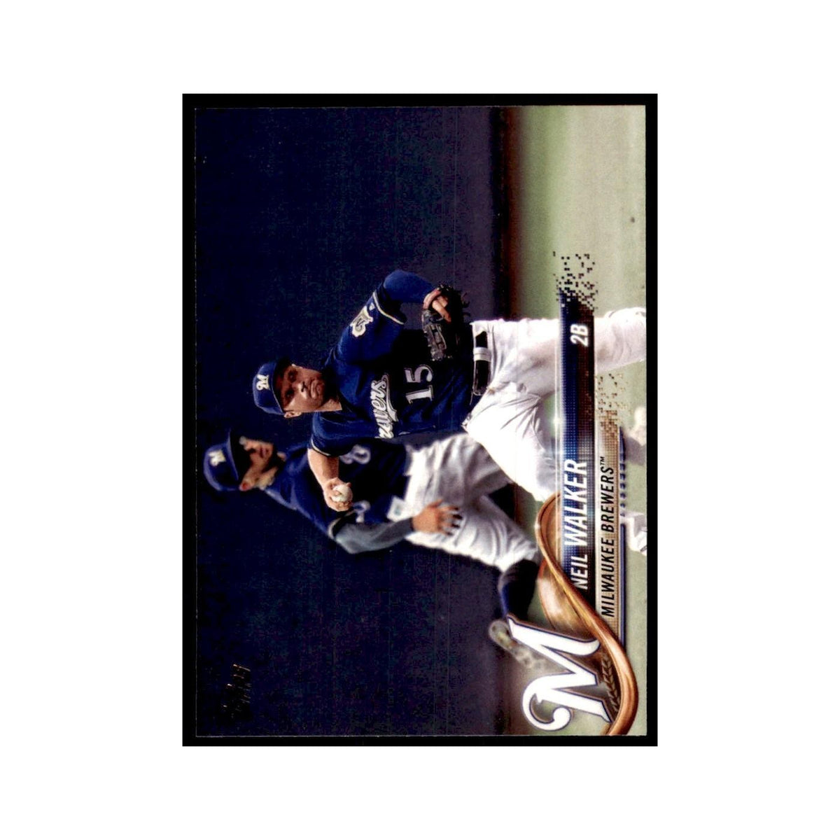 Neil Walker 2018 Topps #268 Milwaukee Brewers Baseball Card NM