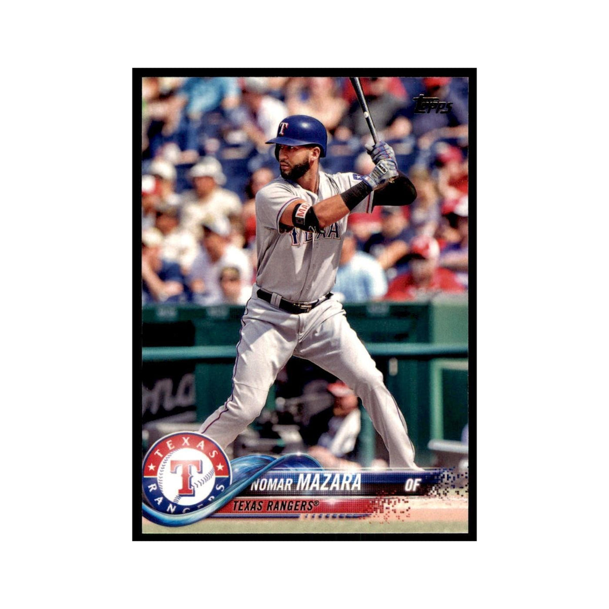 Nomar Mazara 2018 Topps #133 Texas Rangers Baseball Card NM