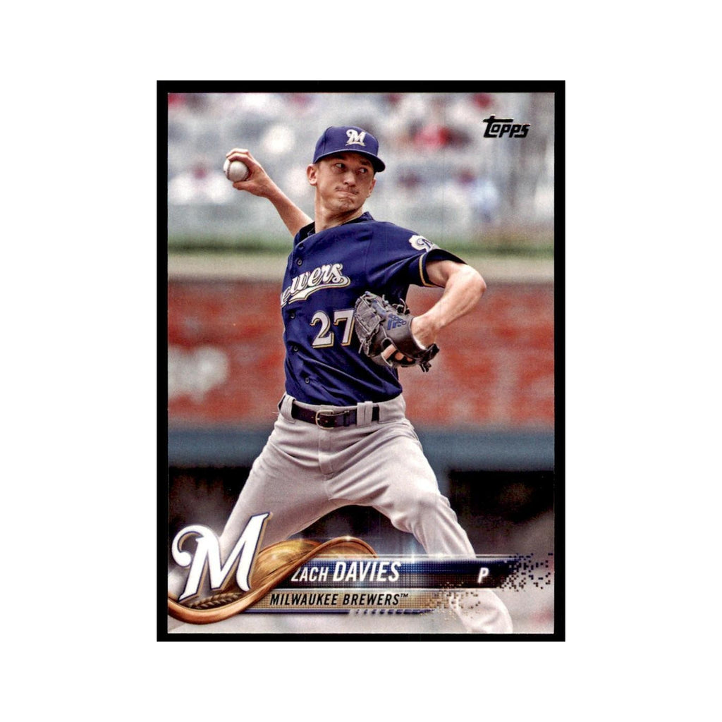 Zach Davies 2018 Topps #255 Milwaukee Brewers Baseball Card NM