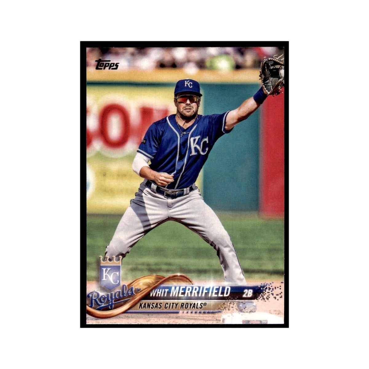 Whit Merrifield 2018 Topps #304 Kansas City Royals Baseball Card NM