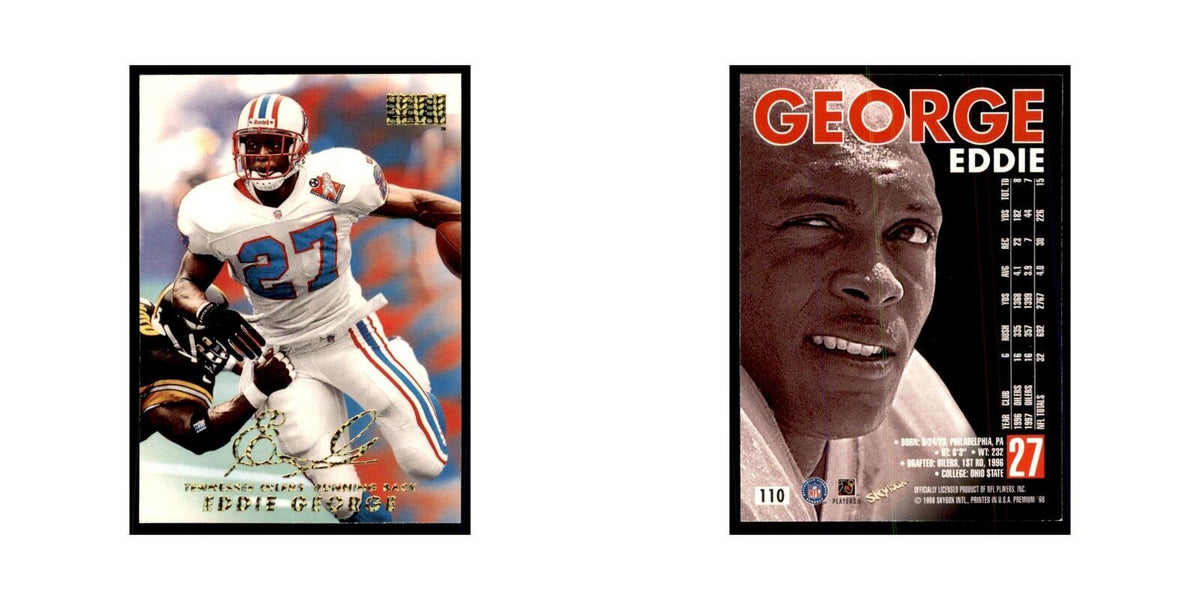 Eddie George 1998 SkyBox #110 Football Cards Football Card NM