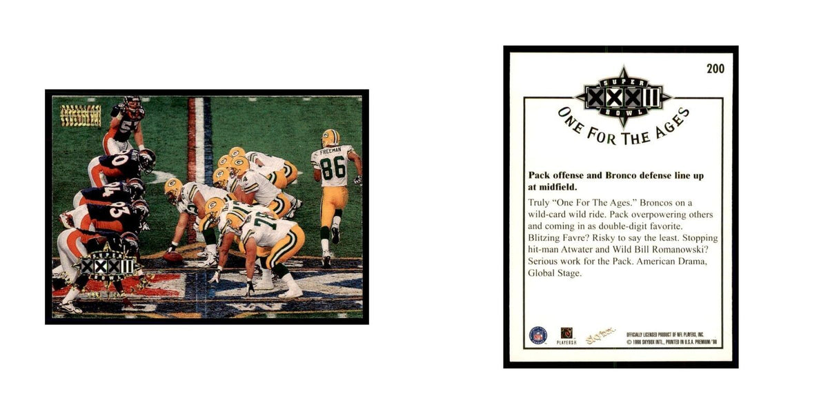 Pack offense Bronco Defense 1998 SkyBox #200 Football Cards Football Card NM