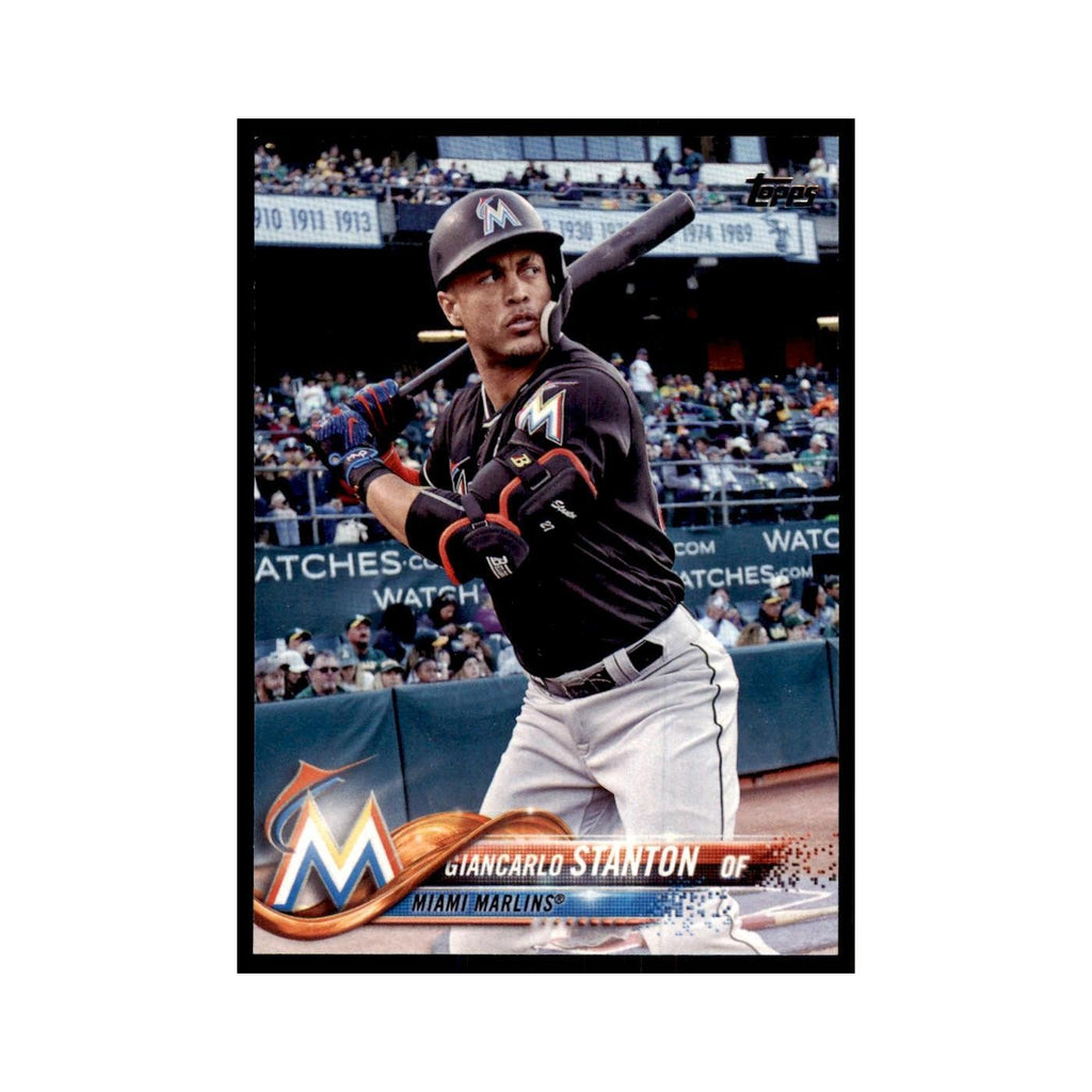 Giancarlo Stanton 2018 Topps #100 Miami Marlins Baseball Card NM