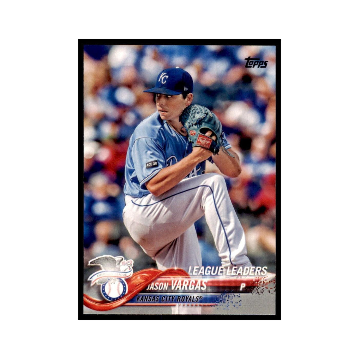 Jason Vargas 2018 Topps #327 Kansas City Royals Baseball Card NM