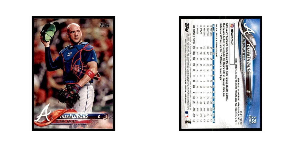 Tyler Flowers 2018 Topps #328 Atlanta Braves Baseball Card NM