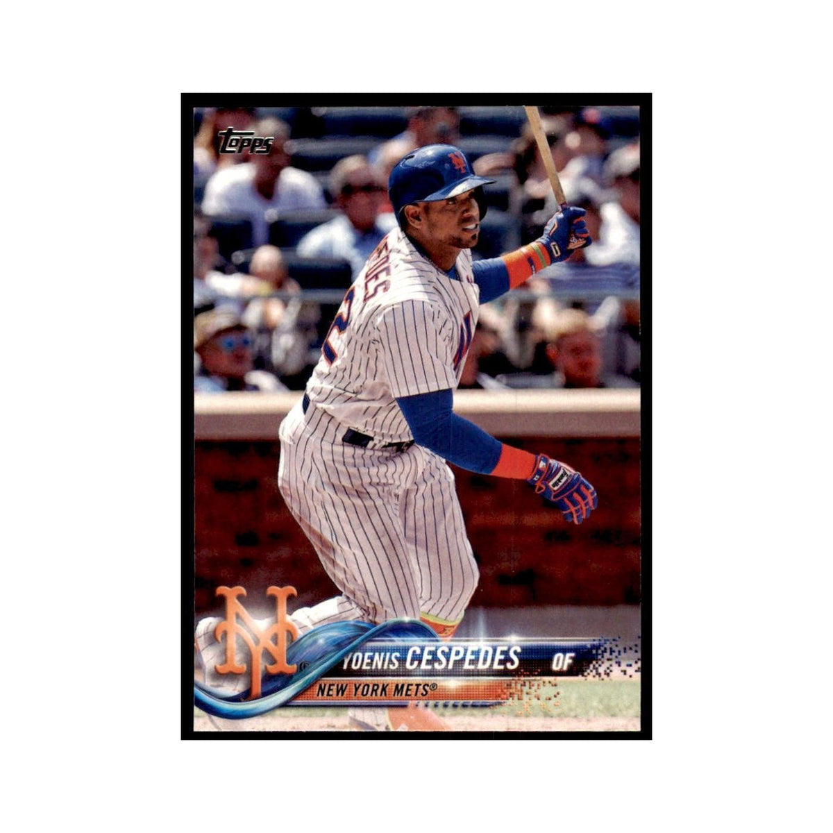 Yoenis Cespedes 2018 Topps #125 New York Mets Baseball Card NM